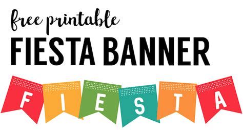 Printable Fiesta Banner